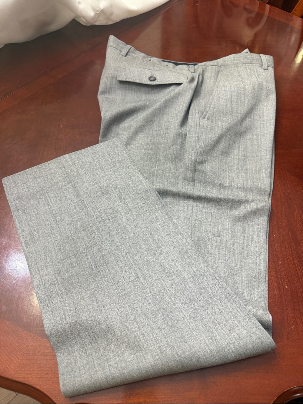 Banana Republic Gray Tailored Dress Pants - Picture 2 of 3
